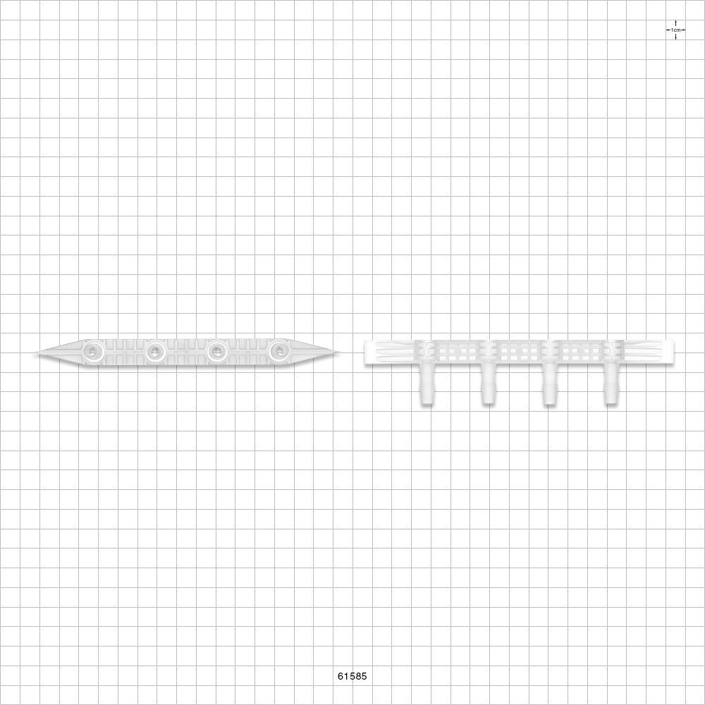 Boat Port, Barbed, Natural