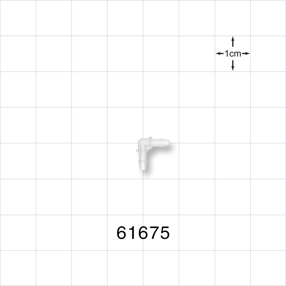 Elbow Connector, Barbed, Natural