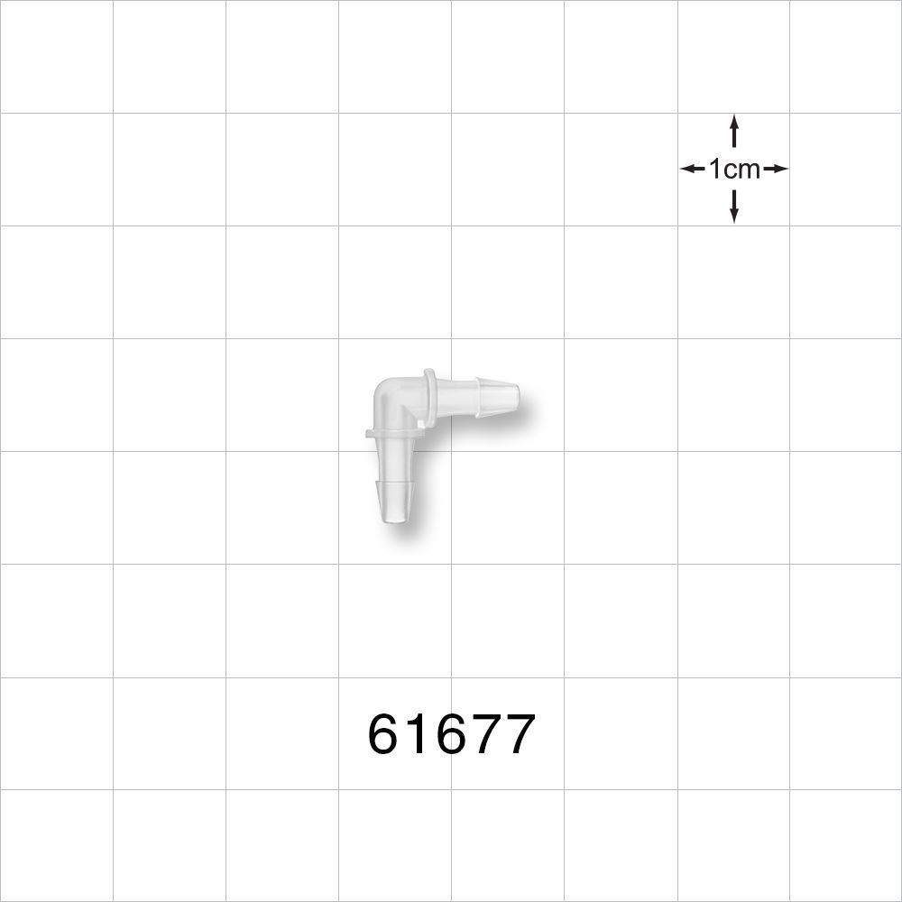 Elbow Connector, Barbed, Natural