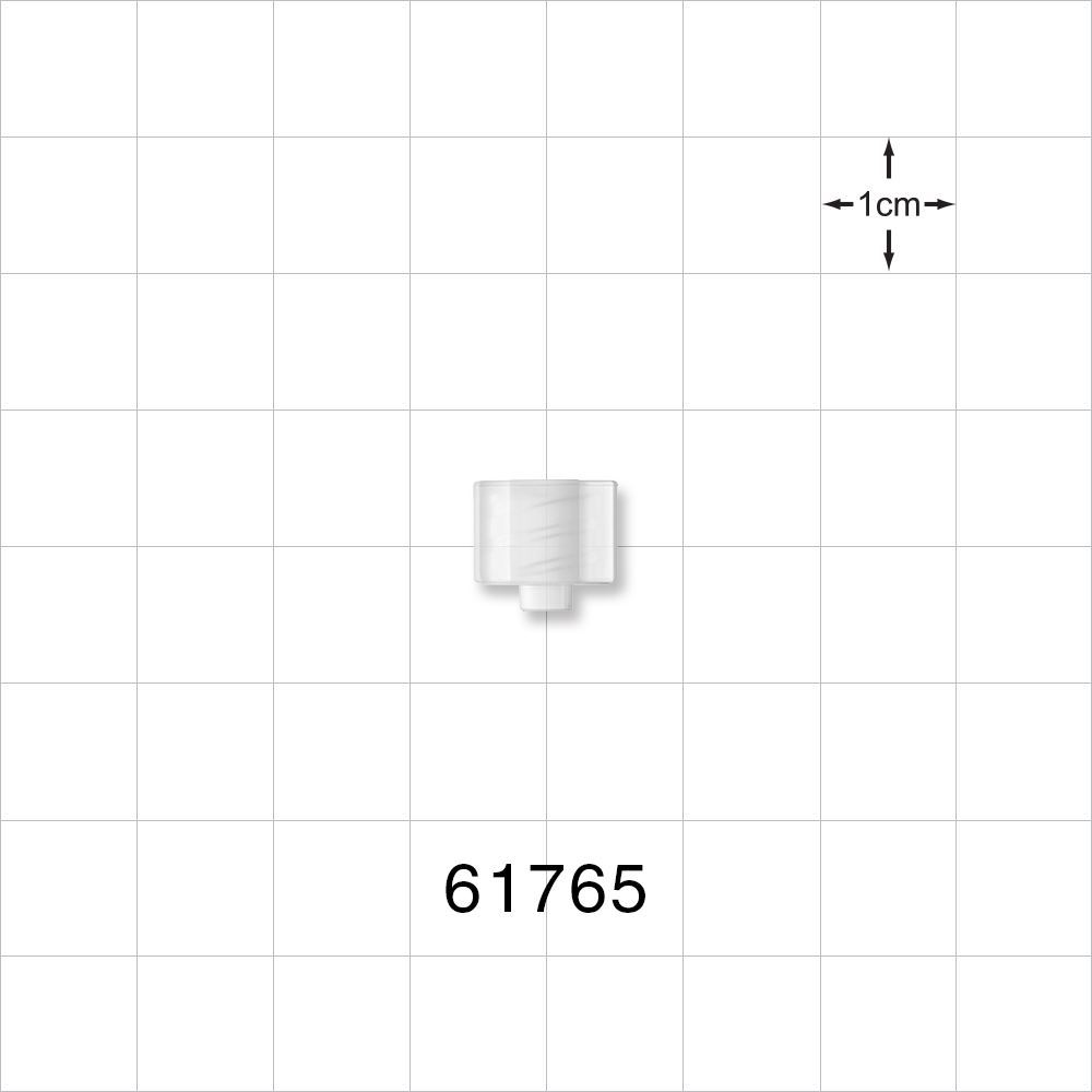 Male Luer Cap, Non-Vented, Natural