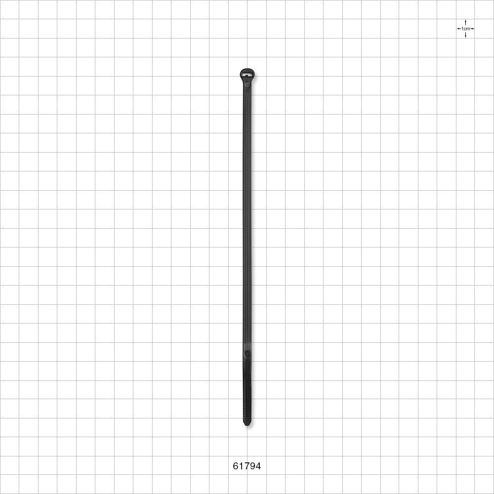 General Purpose TY-Rap® Non-Reopening Cable Tie, Black