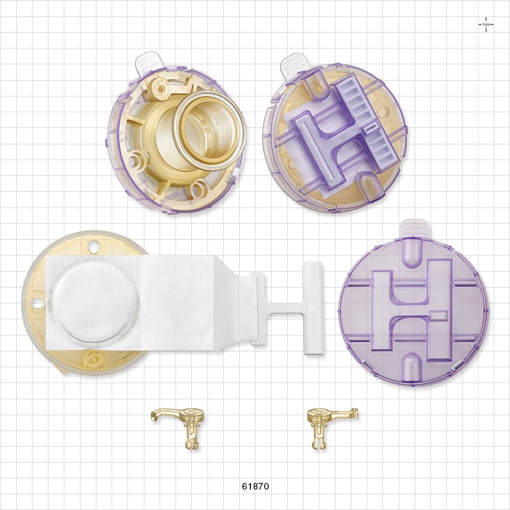 CleanLine™ Connector, Genderless, Sanitary Flange, 1 Pair, 2 Rivets/Box