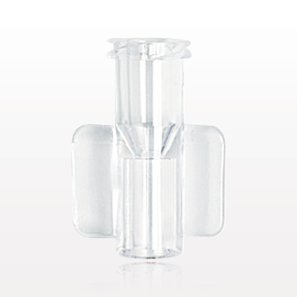 Female Luer Lock, Tubing Port, Clear