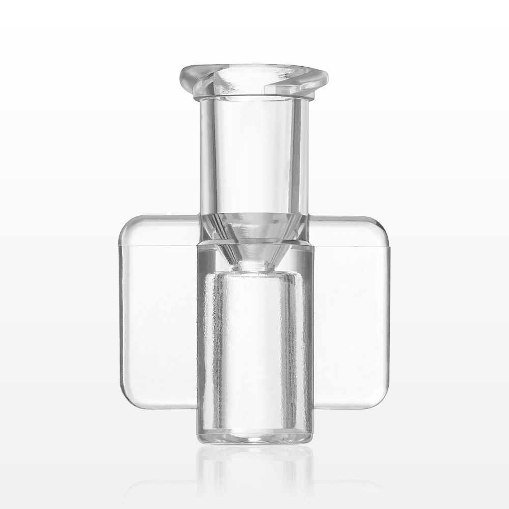 Female Luer Lock, Tubing Port, Clear