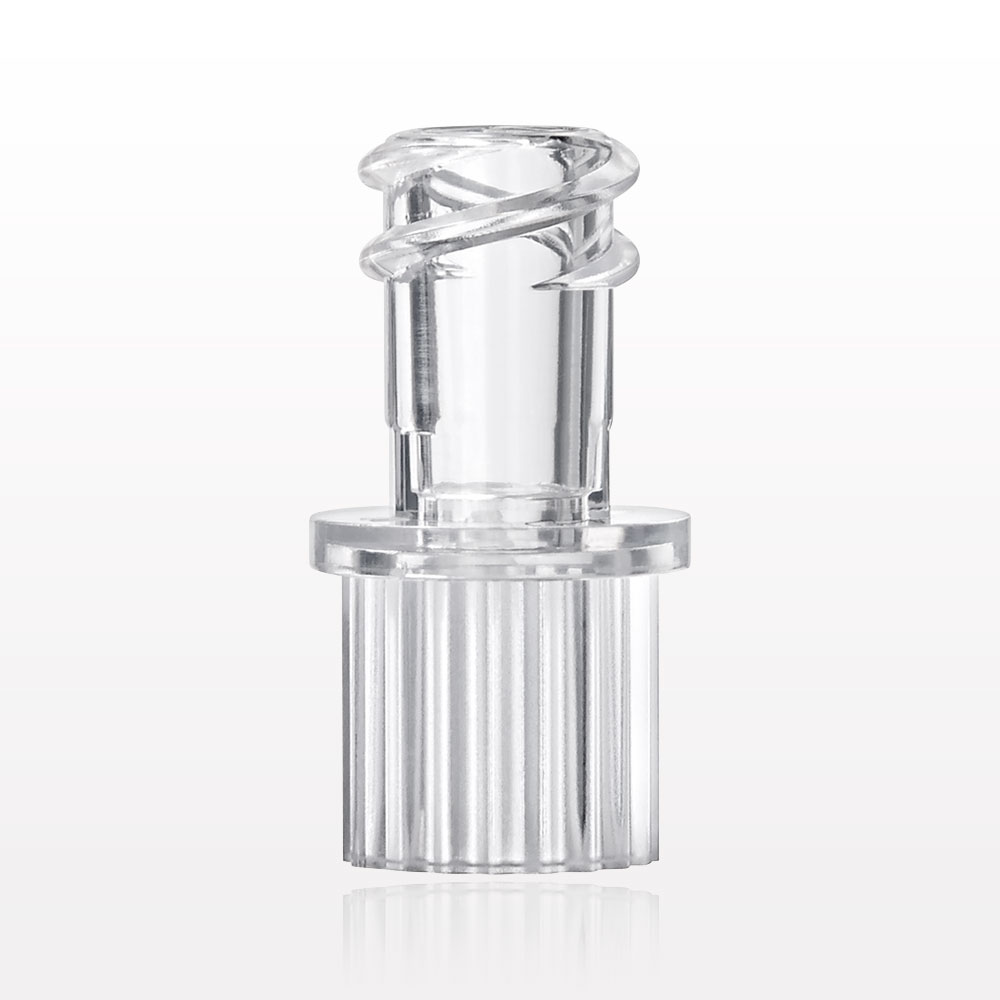 Female Luer Lock, Tubing Port, Clear