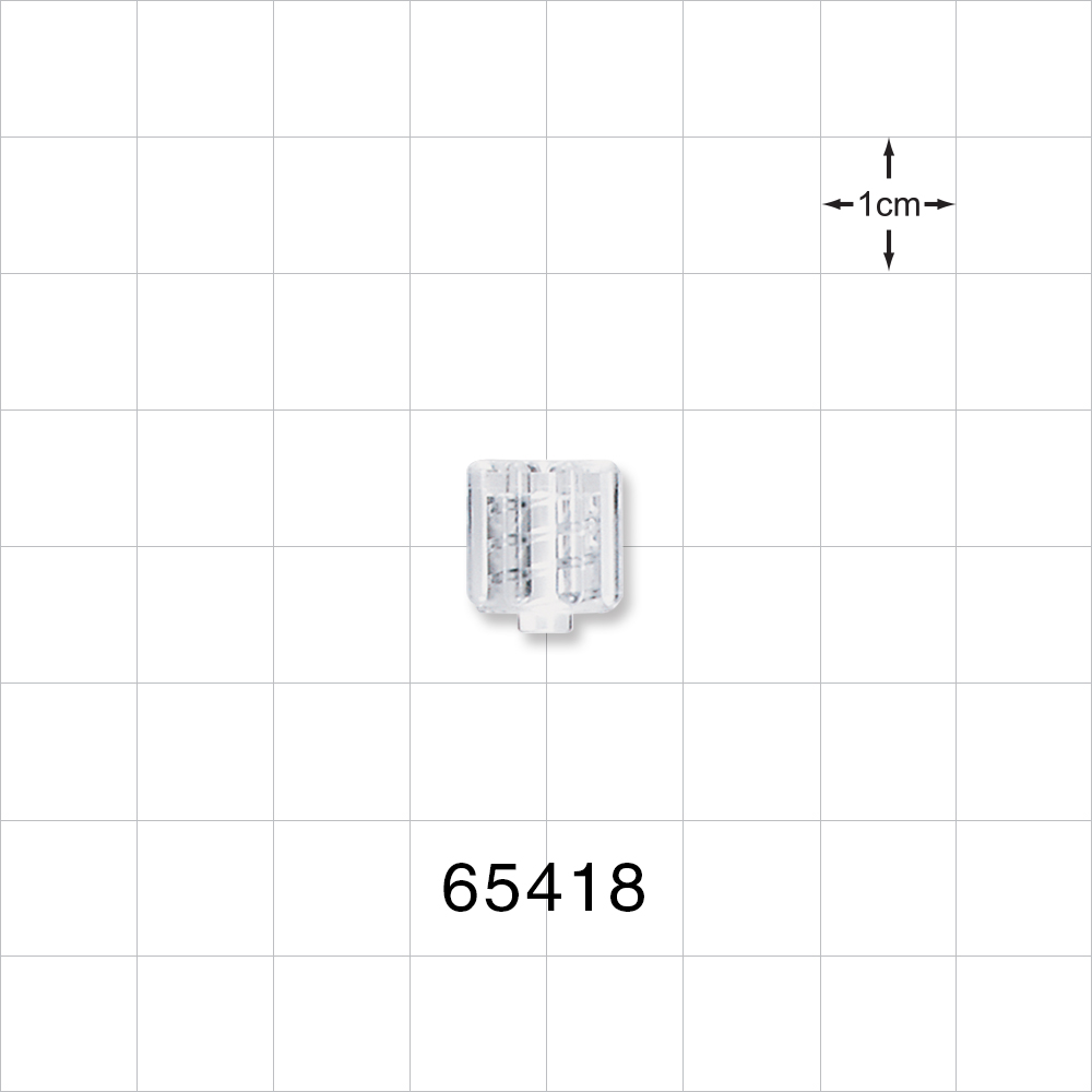 Male Luer Cap, Non-Vented, Clear
