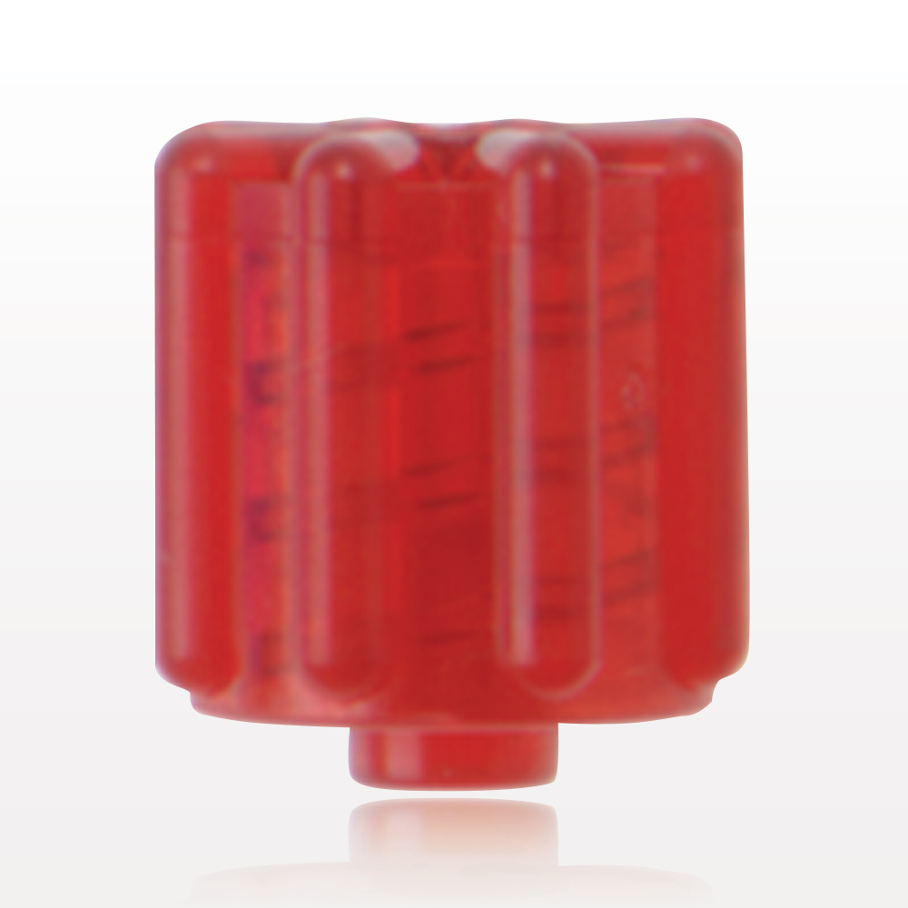 Male Luer Cap, Non-Vented, Red
