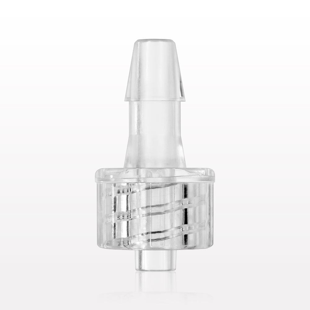 Male Luer Lock, Barbed, Clear