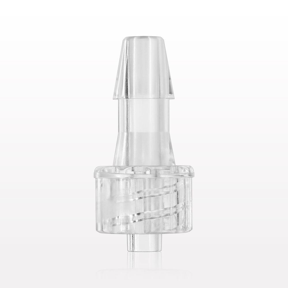 Male Luer Lock, Barbed, Clear