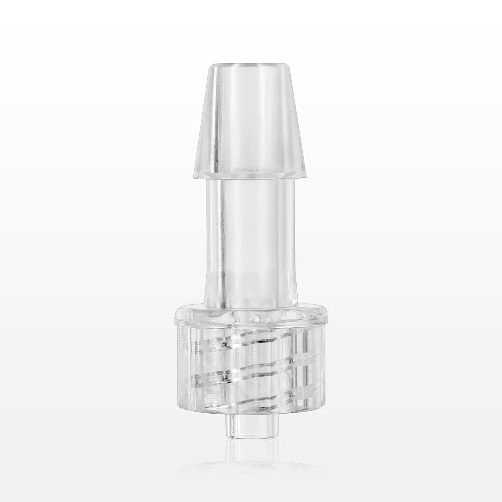 Male Luer Lock, Barbed, Clear