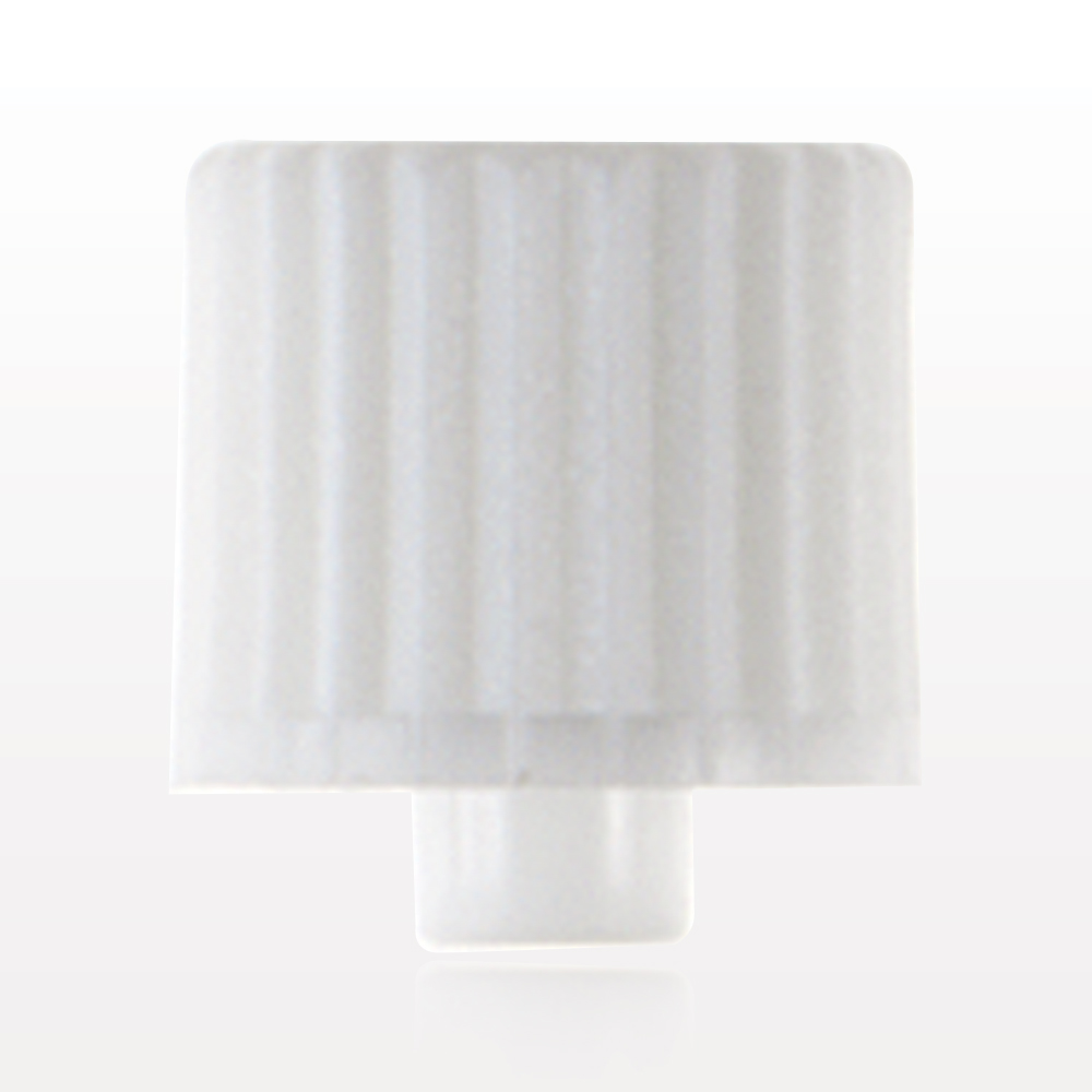 Male Luer Cap, Vented, White