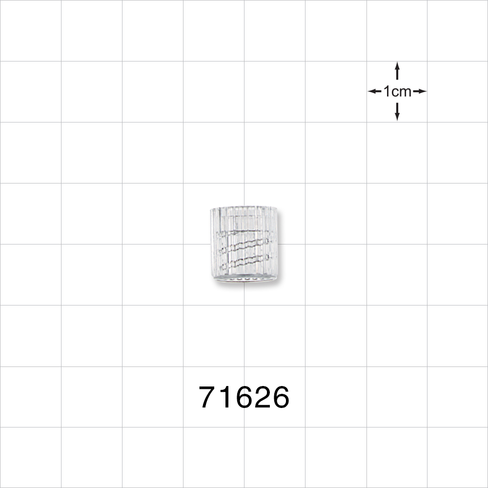 Snap-On Luer Lock Ring, Clear
