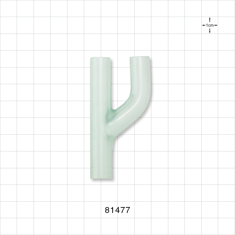 Y Connector, Parallel, Tubing Ports, Natural