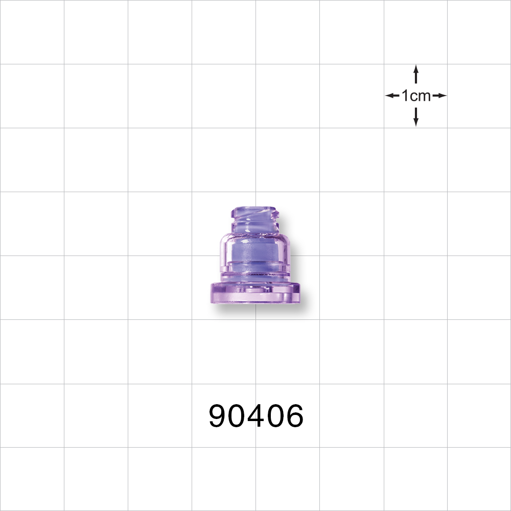 Needleless Injection Site, Swabbable, Female Luer Lock, Build-In Body