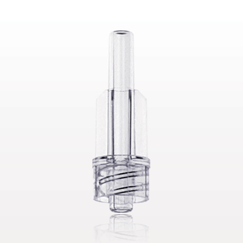 Male Luer Lock, Tubing Port, Clear