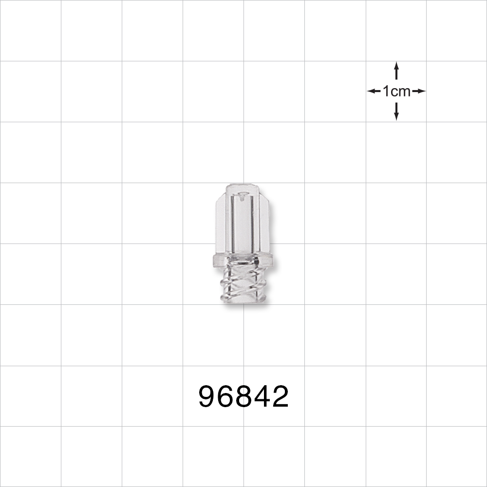 Female Luer Cap, Non-Vented, Clear