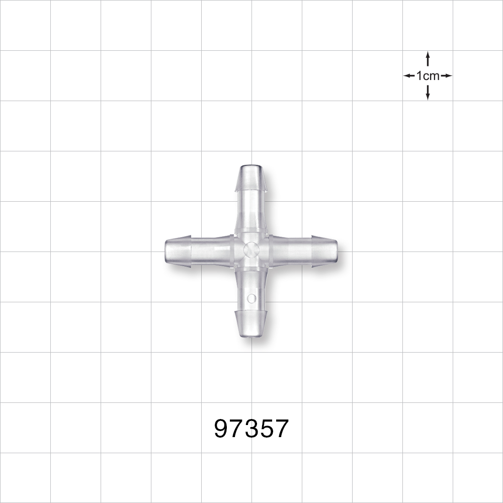 Cross Connector, Barbed