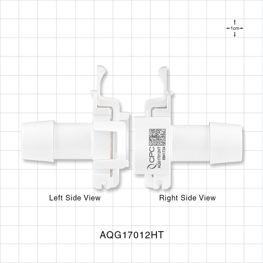 AseptiQuik® G Connector, Genderless, Barbed, High Temperature