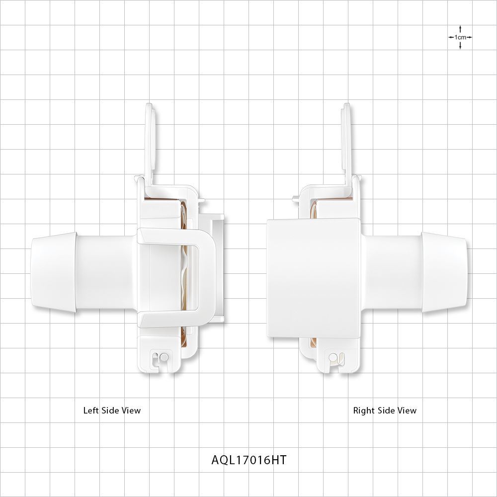 AseptiQuik® L Connector, Genderless, Barbed, High Temperature
