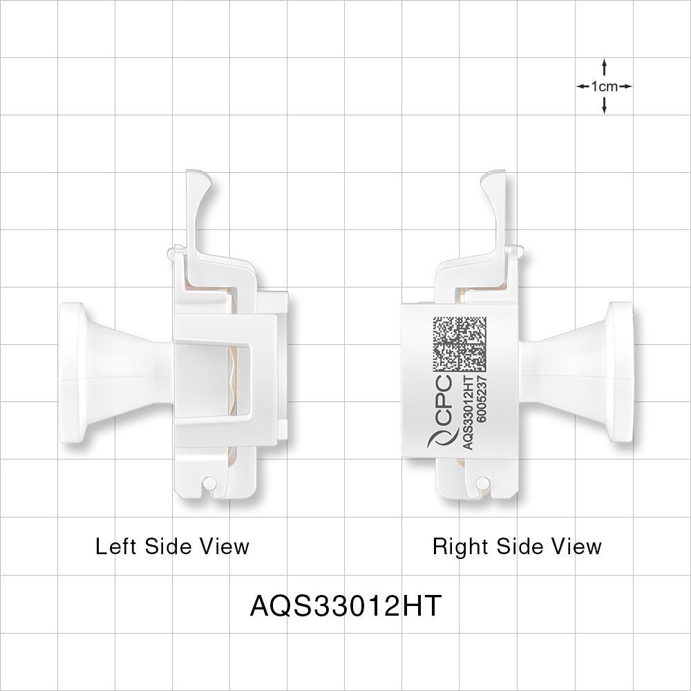AseptiQuik® S Connector, Genderless, Sanitary Flange, High Temperature