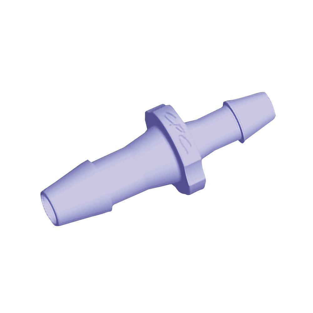 Straight Connector, Reducer, Barbed, Natural, 100/Bag