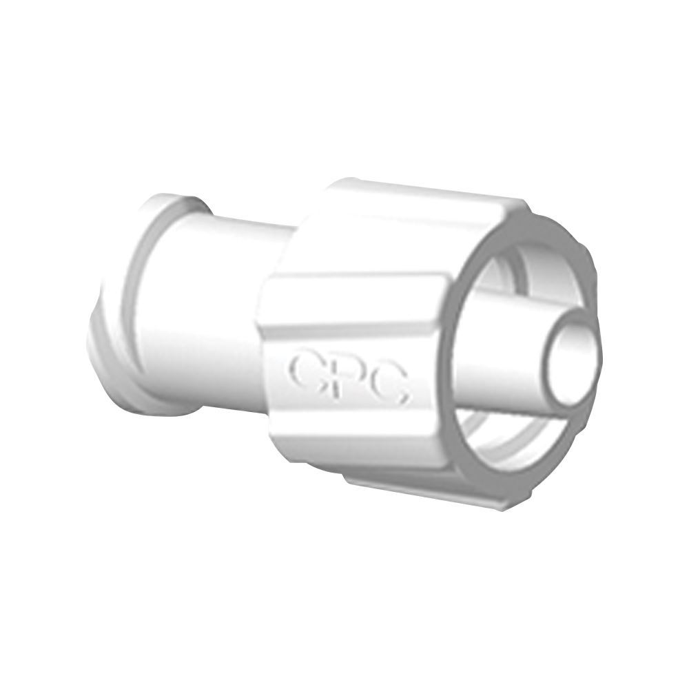 Double Dead-Ender Cap, Non-Vented, White, 100/Bag