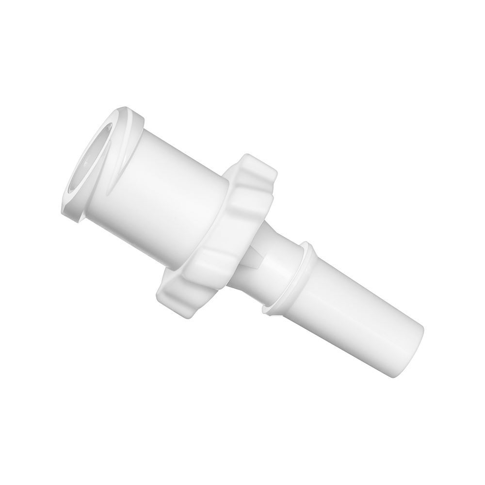 Female Luer Lock, Barbed, Natural, 100/Bag