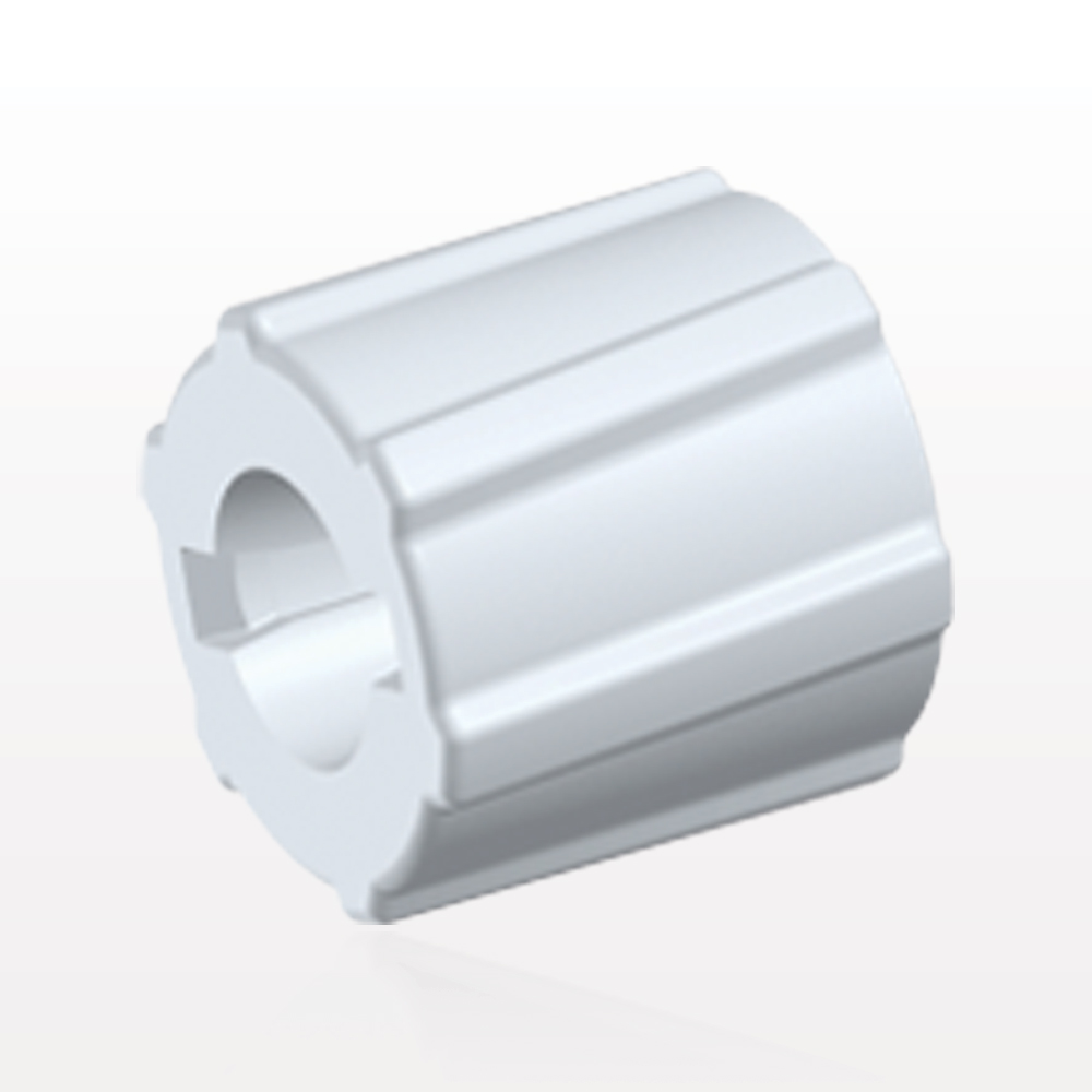 Fixed Lock Ring, White, 100/Bag