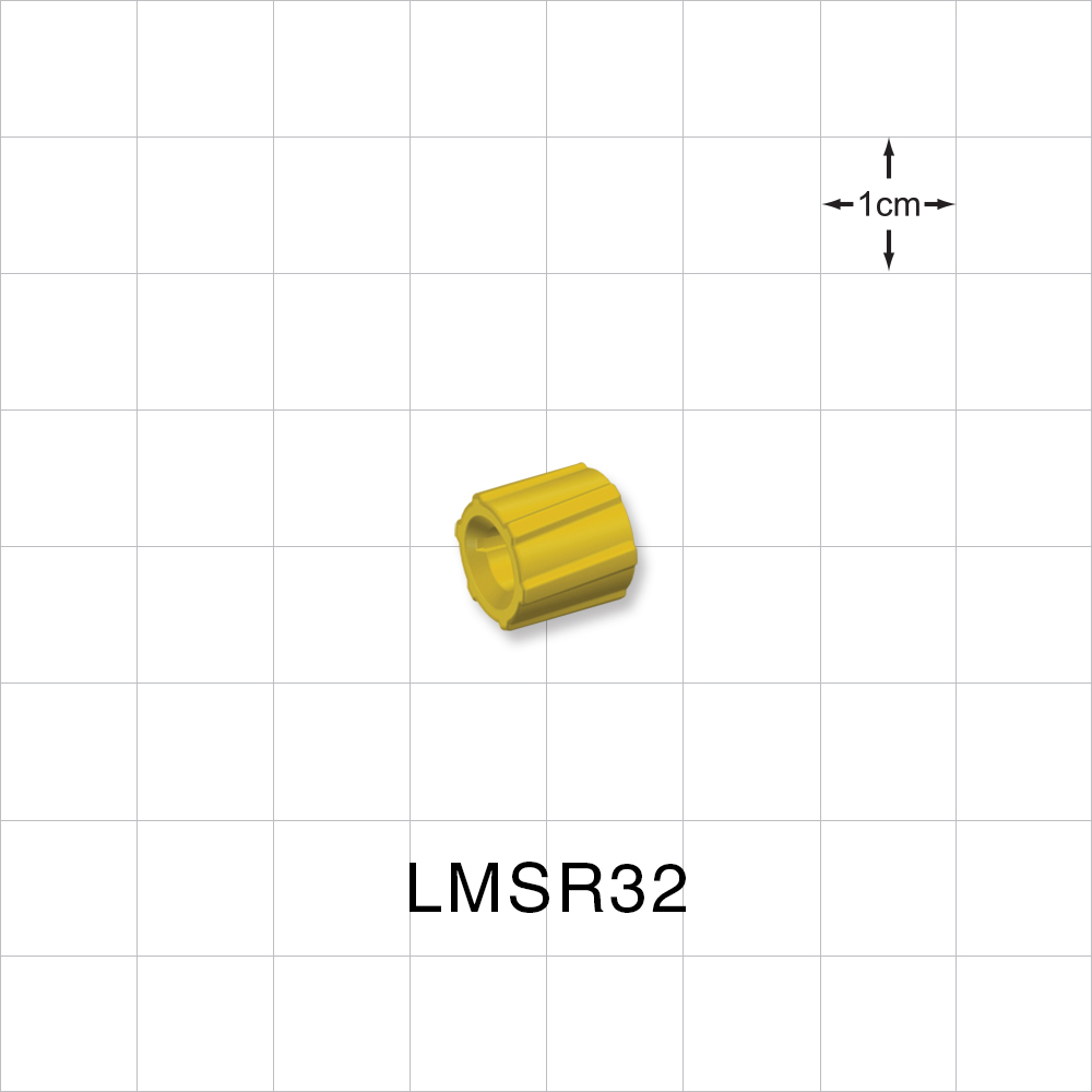 Spin Lock Ring, Yellow, 100/Bag