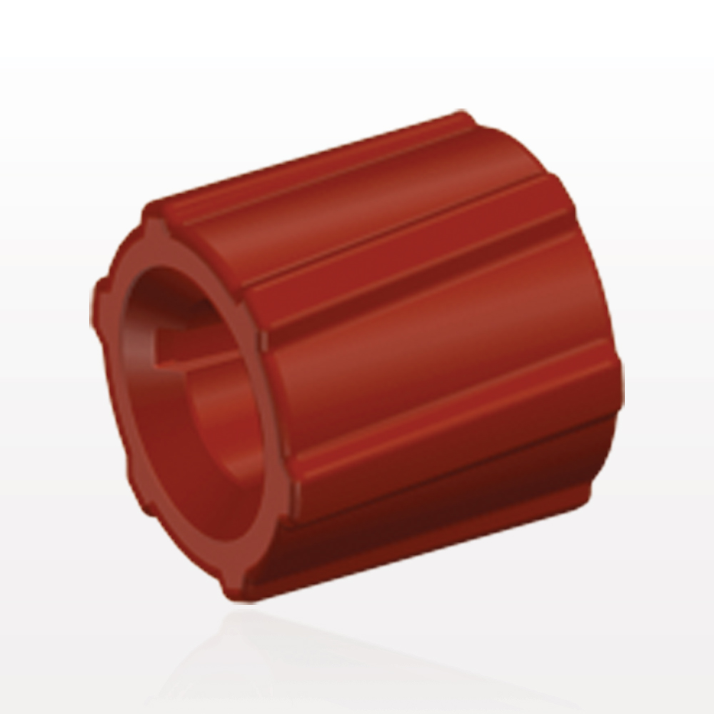 Spin Lock Ring, Red, 100/Bag