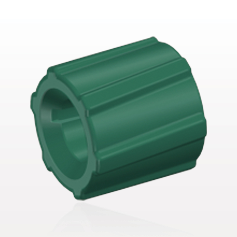 Spin Lock Ring, Green, 100/Bag