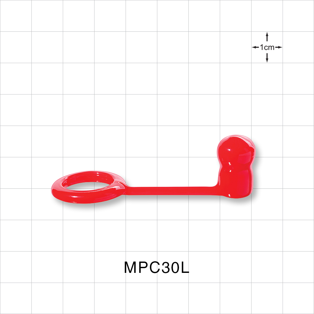 MPC Leashed Plug, Red