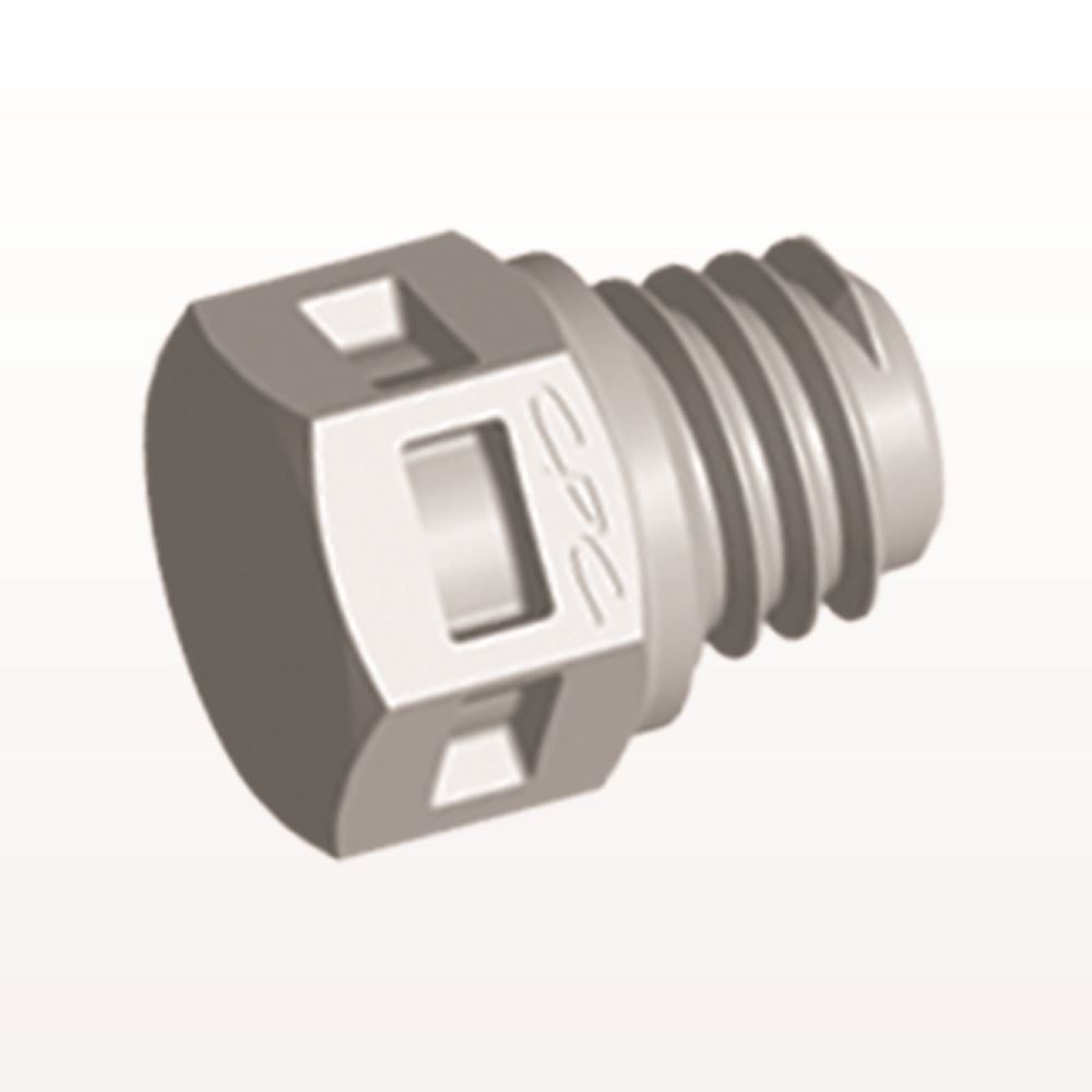 Threaded Plug, Natural, 100/Bag