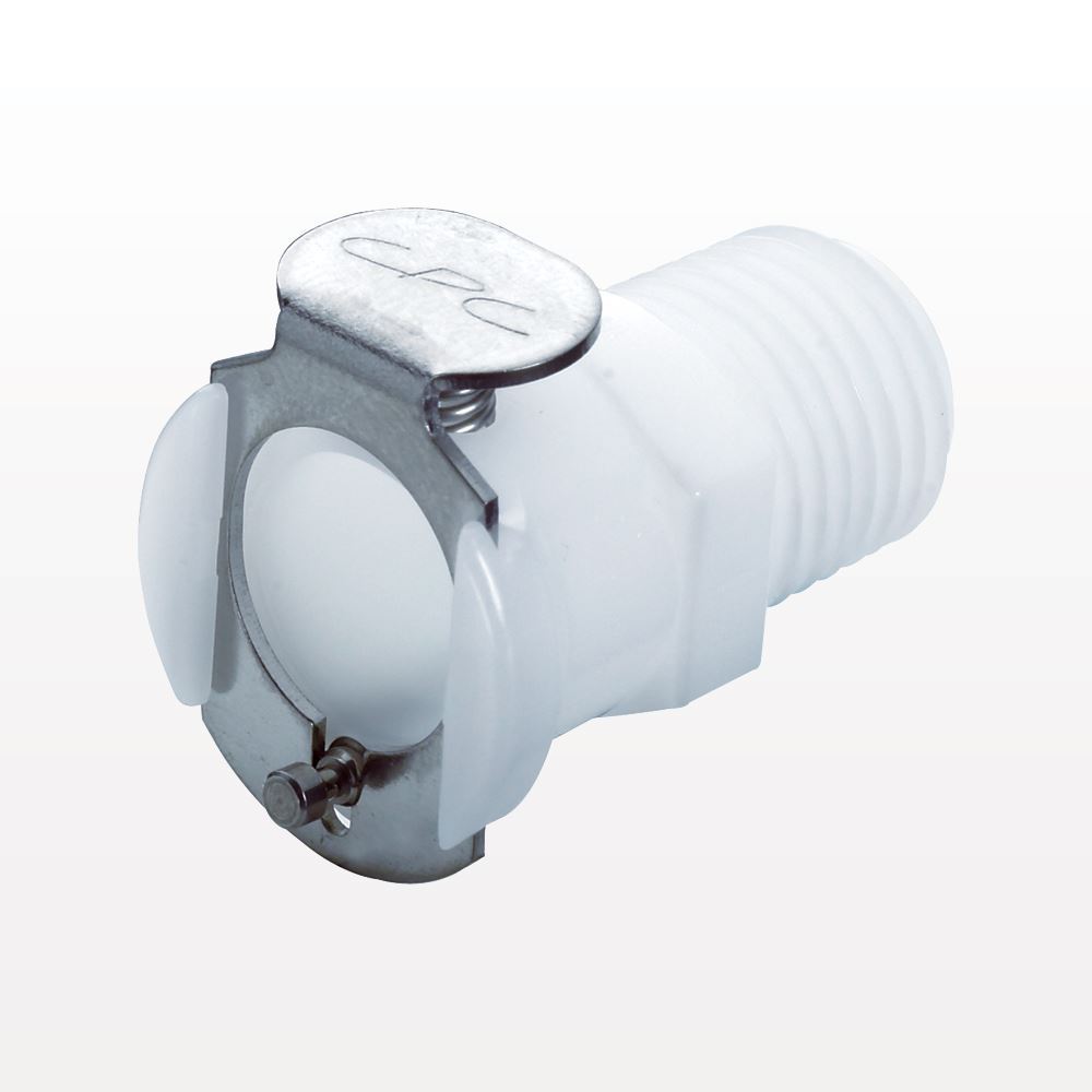 PLC Connector, Body, Non-Valved, Threaded