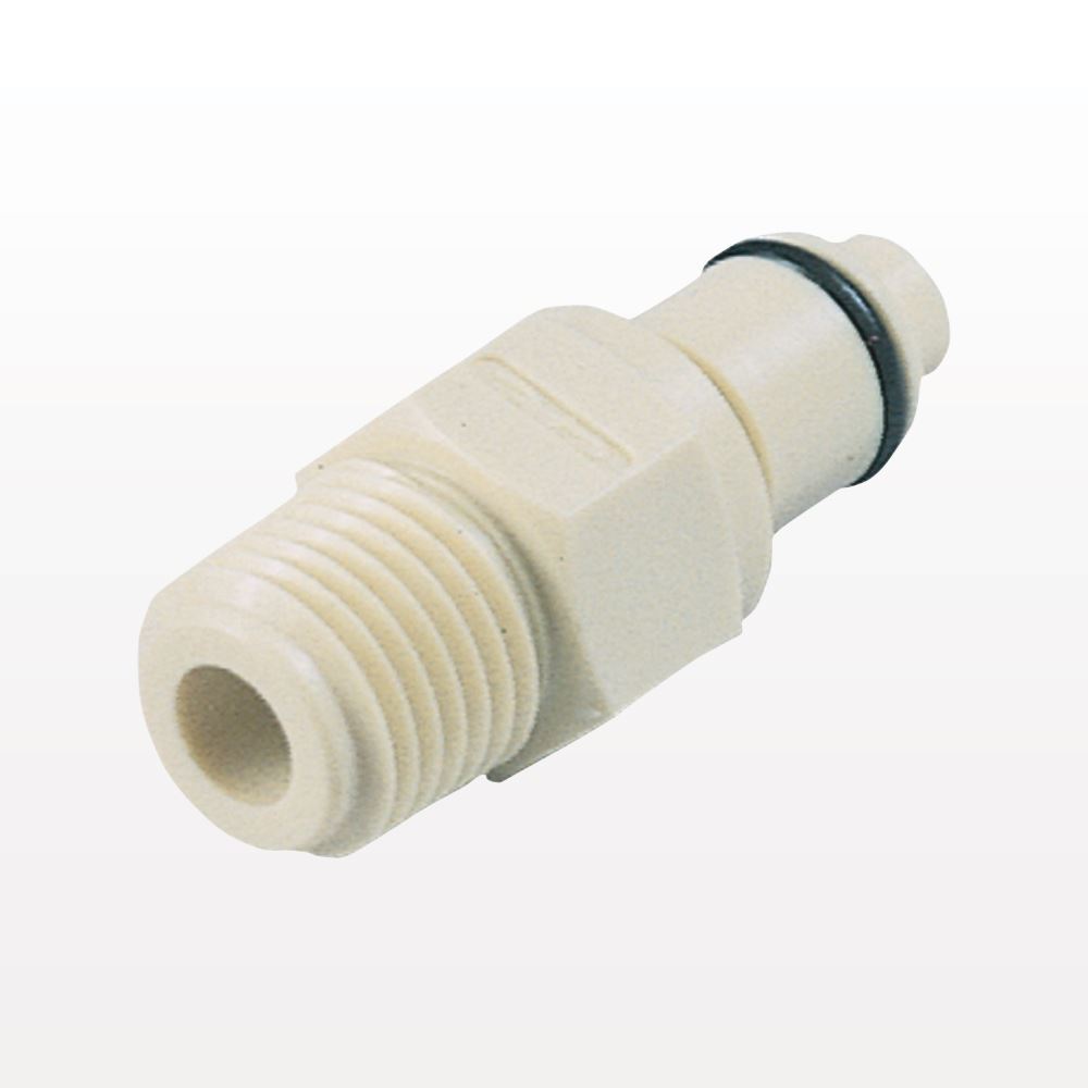PLC12 Connector, Insert, Valved, Threaded