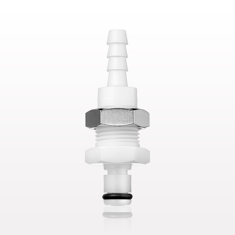 PMC Connector, Panel Mount Insert, Non-Valved, Barbed