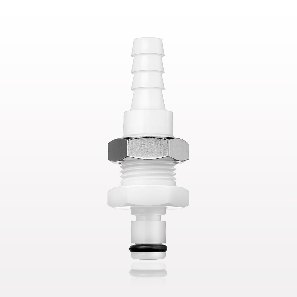 PMC Connector, Panel Mount Insert, Non-Valved, Barbed