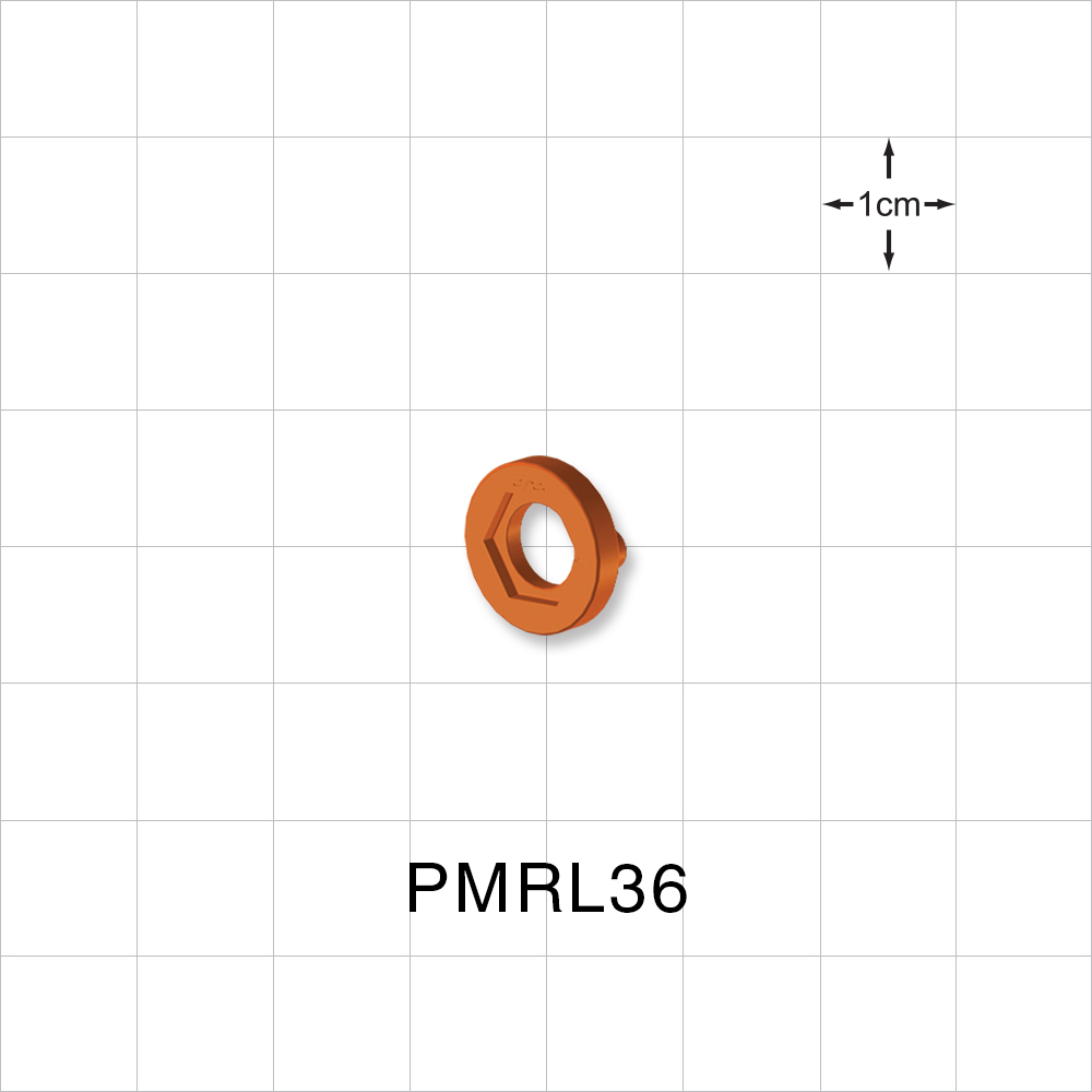 Color Code Ring, Orange, 100/Bag